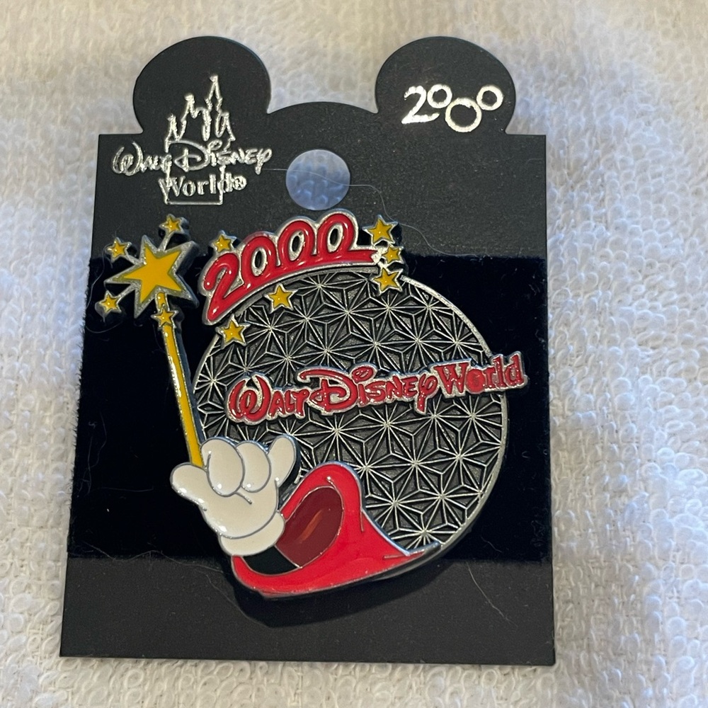 Walt Disney World 2000 Sorcerer Mickey with wand Epcot Pin